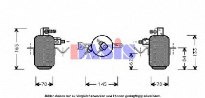 AKS DASIS 800680n -  Осушитель, кондиционер